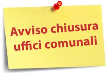 Avviso Chiusura Uffici Comunali Per Corsi Di Formazione